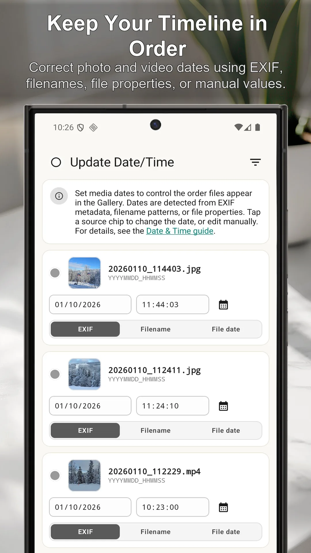 Smart filters