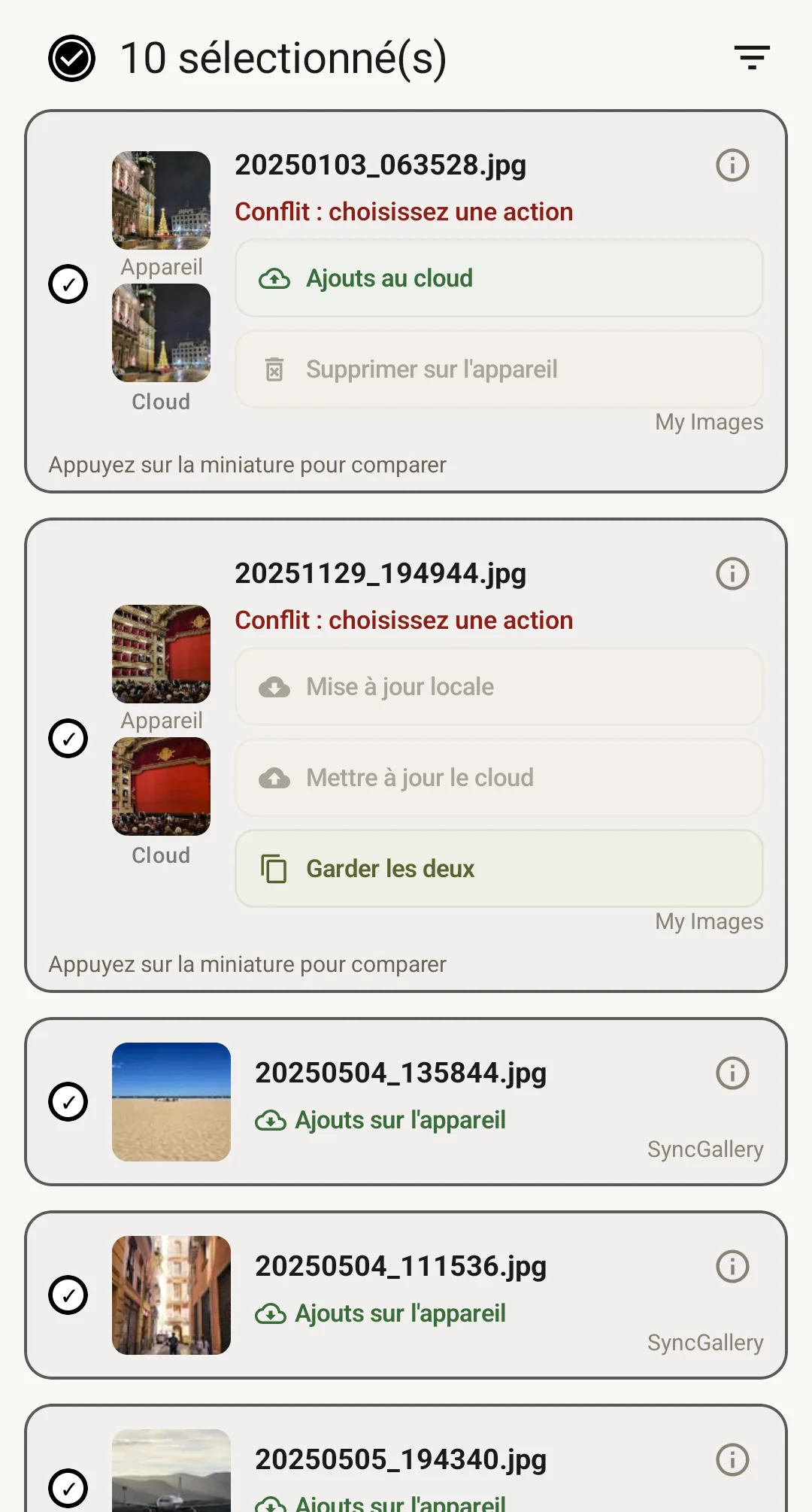 Synchronization Status card: Status 'Idle', 'View Full History' button, and a red 'Tasks awaiting confirmation — 6 tasks need your review' alert.