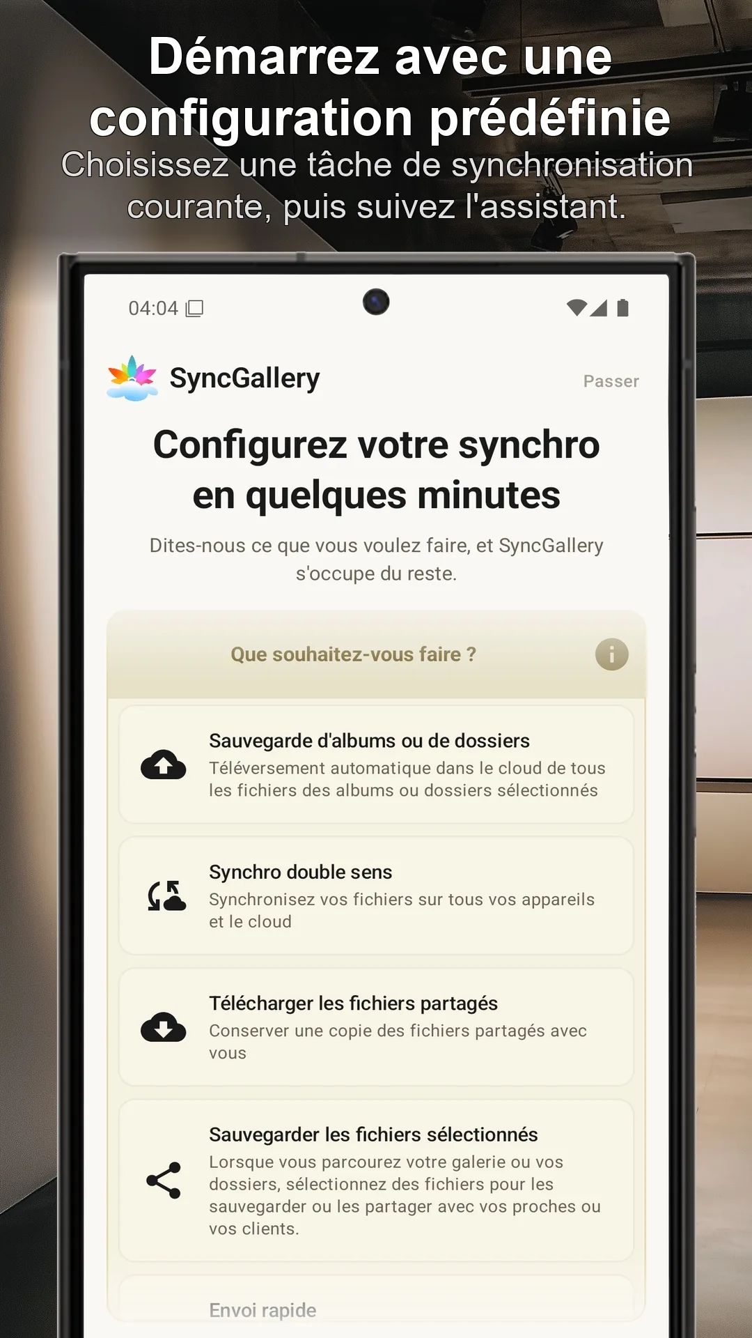 Gestionnaire de tâches en direct